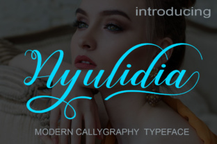 Ayulidia: A Unique Handwritten Calligraphy Font