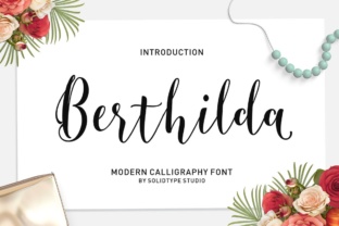 Berthilda Script: Elegant Calligraphy with a Vintage Vibe