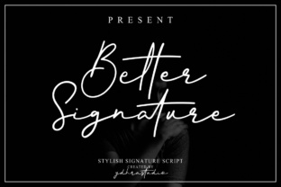 Better Signature: A Versatile Font for Creative Projects