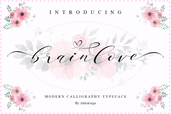 Brainlove Script: A Stylish Calligraphy Font for Every Need