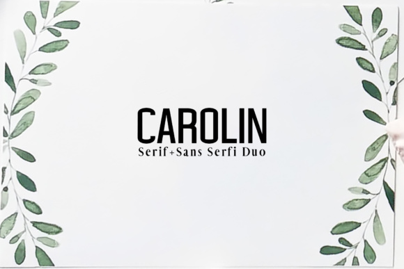 Carolin Duo: A Timeless Typographic Solution for Modern Design