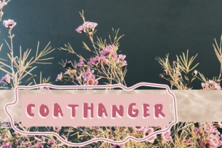 Coat Hanger: A Unique Hand-Written Font