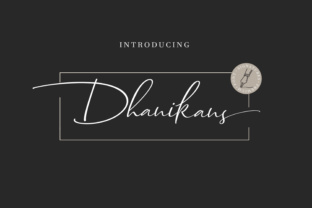 Dhanikans: A Unique Handwritten Font for Modern Design