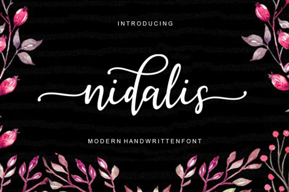 Discover Nidalis: A Versatile Script Font for Modern Design