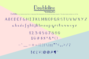 Doubleline: A Handwritten Font for Modern Creativity and Branding