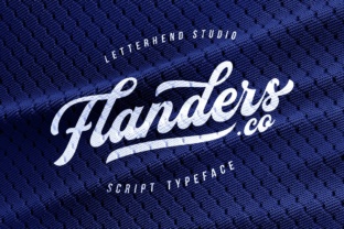 Flanders Script: A Bold and Modern Font for Dynamic Design Projects