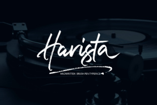 Harista Script: A Handwritten Font for Modern Branding and Creative Expression