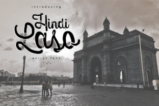 Hindi Laso: A Versatile Script Font for Modern and Vintage Designs