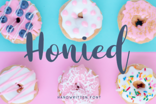 Honied: A Handmade Calligraphy Font for Modern Design