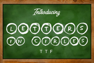 Letters in Circles: A Stylish Font for Creative Expression