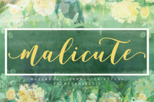 Malicute Script: Elegant Calligraphy for Every Project
