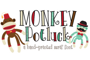 Monkey Potluck: Whimsical Font for Creative Fun