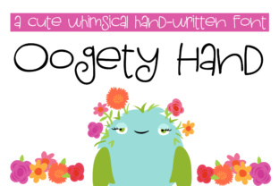 Oogety Hand: A Unique Hand-Written Font for Creative Projects