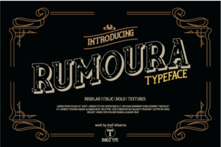 Rumoura: A Retro Serif Typeface for Timeless Design