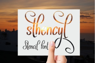 Sthencyl: A Unique Handwritten Calligraphy Font for Creative Expression