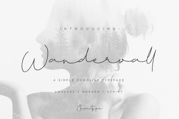 Wanderwall: A Modern Signature Font for Creative Expression