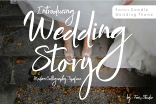 Wedding Story: A Unique Handwritten Font for Creative Projects
